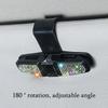 New Rhinestone Crystal Auto Sun Visor Glasses Fastener Clip Sunglasses Ticket Card Multi-Function Holder Car Interior Accessory