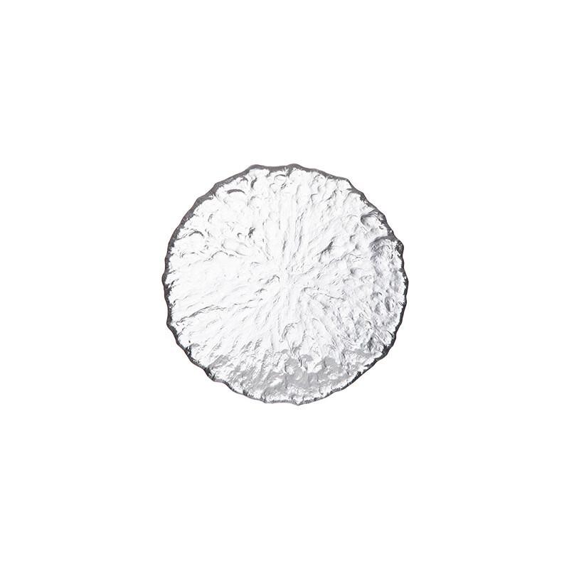 

Japanese Style Iceberg Glass Plates (Set of 3)