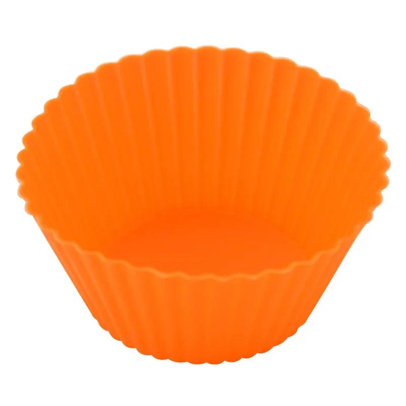 New 12 pcs Silicone Cupcake and Muffin Cup Cake Tool, Baking Silicone Mold for DIY Cupcake