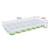 14 Cell Silicone Ice Cube Making Tool with Lid