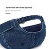 Unisex Washed Denim Skullcap: Street Style Brimless Hat for Hip Hop Fashion