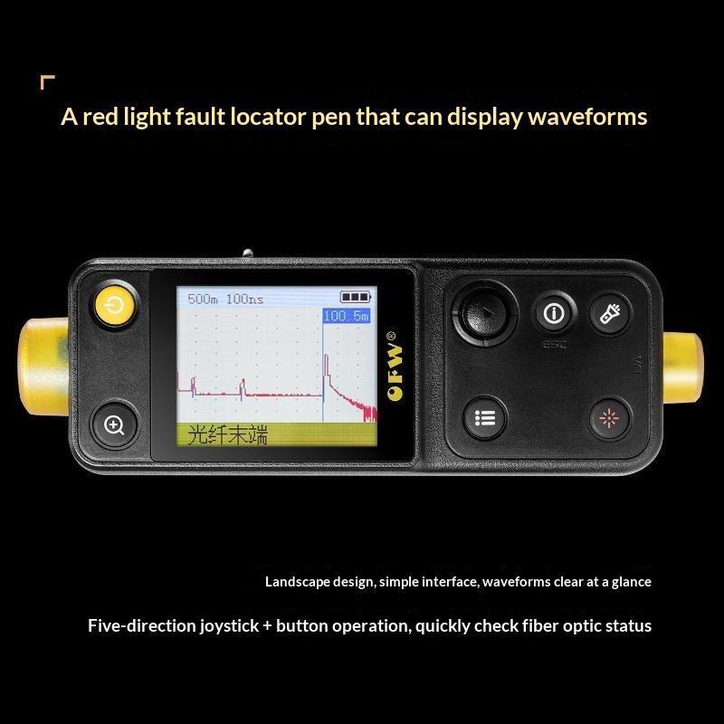 Optischer Fehlerfinder 20 km OFW Handheld OTDR Aktives Glasfaser-Testwerkzeug Mini-Glasfaser-Ranger für die Inspektion von Freileitungen