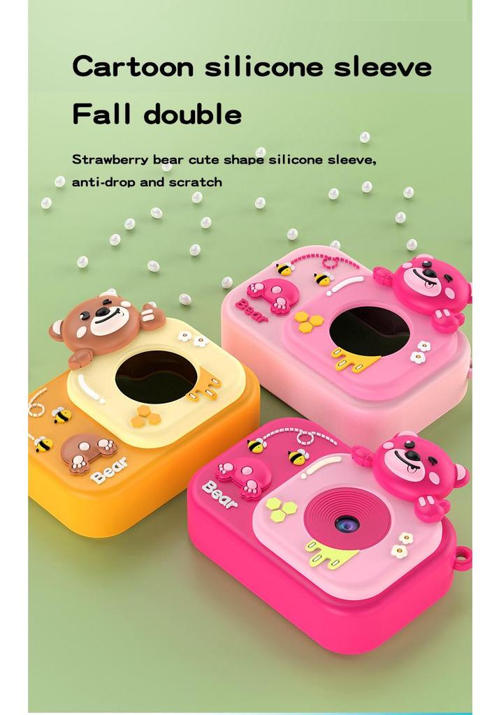Dual Camera Cartoon Toy: Drop-proof High-Pixel Children's Camera