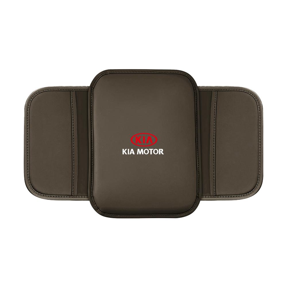 AABIU1 PU Leather Car Center Console Cushion Auto Armrest Box Pad For KIA Sportage Picanto Niro Optima Ceed Carnival K3 Nq3 Accessories