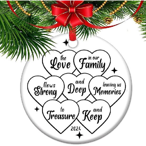 Son-in-Law Ceramic Ornament from Mother-in-Law, Christmas Ornament Keepsake Gift, Wedding Gift to The Groom