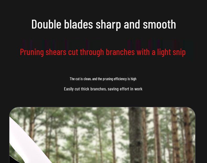 Horticultural Pruning Shears: Garden, Flower, Hedge, and Tree Branch Trimmers