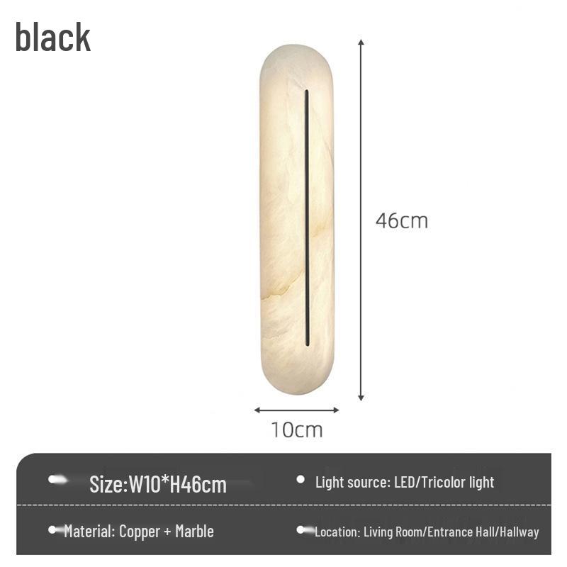 Marble Luxury Staircase Light - Spanish & Italian High-End Bedroom, Balcony, Hallway, Entrance, & Bedside Wall Lamp