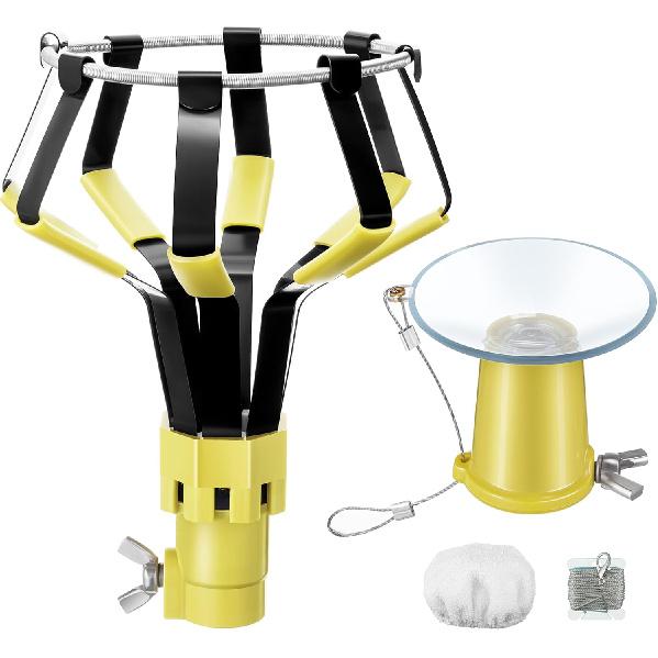 Набор Dreyoo из 2 предметов: Сменщик лампочек, Сменщик прожекторных лампочек и Сменщик лампочек на присоске, Совместим с DocaPole и другими стандартными