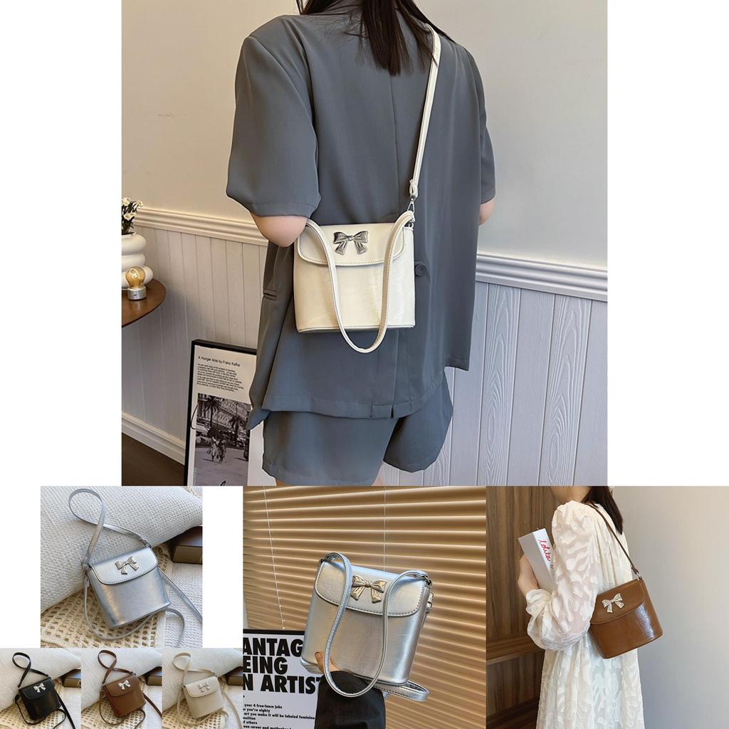 Stylish Small Square Bag 2024 New Summer Fresh Shoulder Bag For Women Chic Black