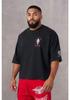 YoungLA x Gold's Herren Übergröße Baumwolle Kurzarm Jogger Fitness T-Shirt