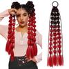 With Hair Tie Colored Hair Extensions 20" Ombre Crazy Hair Day Accessories