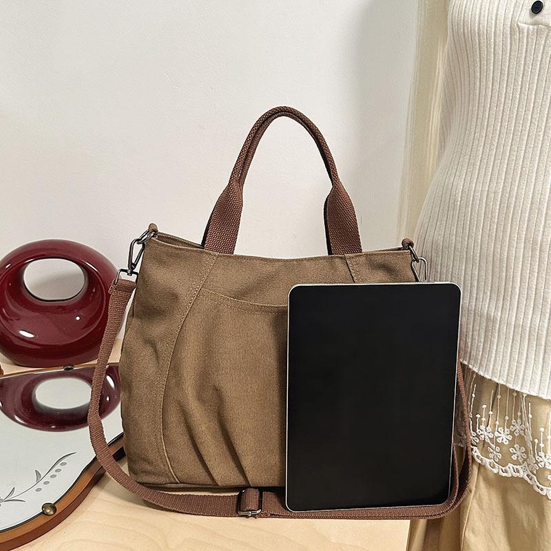 Vintage Shoulder Bag Women's Canvas Tote Bag
