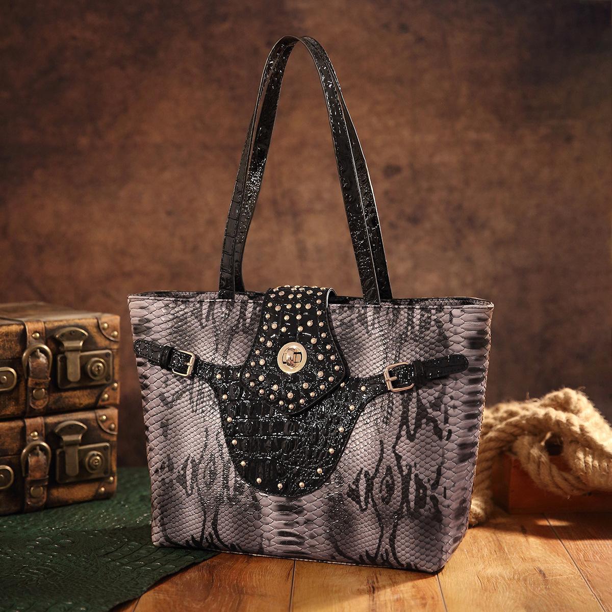 

Новая высококачественная ретро-сумка-тоут, дизайнерская повседневная сумка через плечо большой вместимости, многофункциональная, подходящая всем, простая сумка