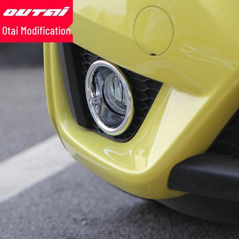 Honda New Fit 14-17 Fog Light Frame & Cover Trim Set for Front & Rear Modification