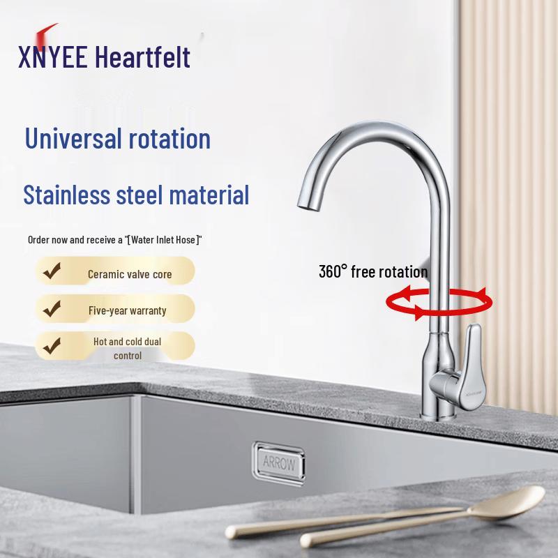 XNYEE Stainless Steel Kitchen Faucet