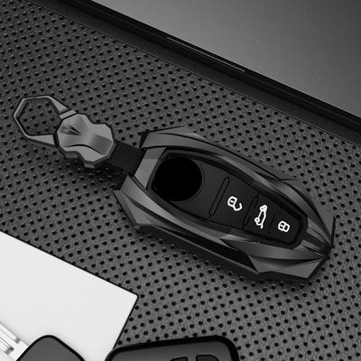 Zinc Alloy Car Key Case Cover Keychain Holder Auto Accessories For Vw Volkswagen Touareg 2011 2012 2013 2014