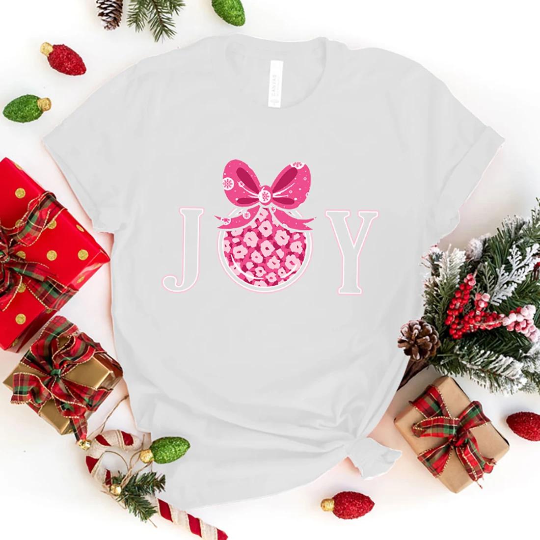 

New Funny Christmas Joy Printed T-Shirts Fashion Women Short Sleeve Cool Summer Casual Tops Christmas Joy Female Shirt Tees XXXL
