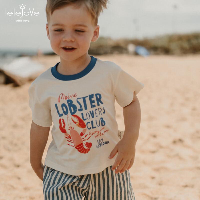LELE JOVE Kids Pure Cotton Short-Sleeve T-Shirt 120
