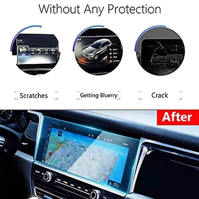 For - -Porsche Macan 10.9-Inch Car Navigation GPS Press Screen Protective Film Display Tempered Glass
