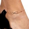 Rose Gold Anklet for Women 925 Sterling Silver 18K Jewelry Anklet for Women Gift Ideas for Women Day Anniversary Birthday Gift [SERASAR] Valentine's
