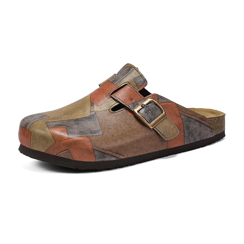 Thick-Sole Half Shoes For Men Mules