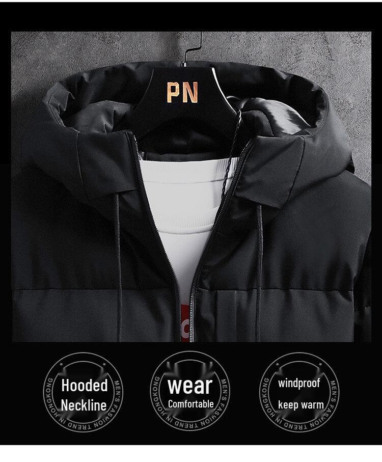 Men's 2023 Korean Style Winter Cotton Coat – Thickened Padded Jacket