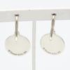 Used TIFFANY&Co. Pierce Return to round Silver925 6.8g Silver Hook earring