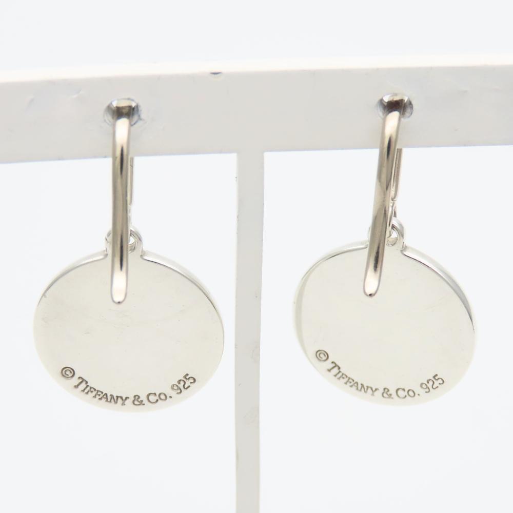 Used TIFFANY&Co. Pierce Return to round Silver925 6.8g Silver Hook earring