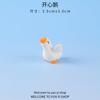 Miniature Goose Figurine Garden Decoration Small Animal Model DIY Accessory for Car Desk Ornament Micro Landscape Creative Craft