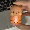 1 Piece Cute Cartoon Panda Bubu And Dudu Key Chain  Can Say I Love You Bubu And Yier Voice Toys Backpack Pendant Couple Gifts