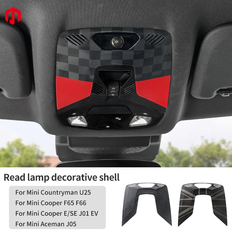 For Mini Cooper S F65 F66 U25 Countryman E/SE J01 EV Aceman J05 Reading Light Frame Trim Stickers Decor Car Interior Accessories