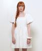 General Idea Wrinkle Volume Puff Dress [White] / Wbe2L15503