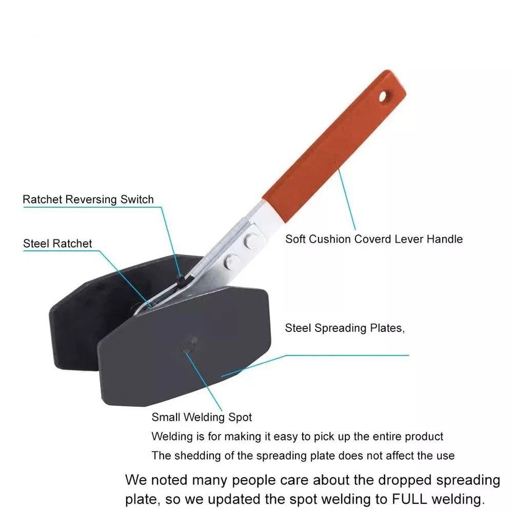 Flexible Brake Piston Spreader Non-slip Handle Automotive Ratchet Wrench  Automotive Repair
