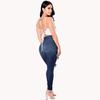 Damenmode, lässig, zerrissene Jeans, große Elastizität, Stretch-Jeans, Hose, Röhrenjeans für Damen