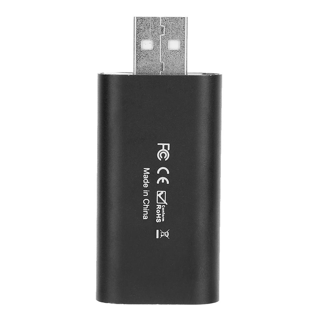 USB 2.0 HDMI HD Video Capture Card Mini Portable Adapter Black for PC Computer