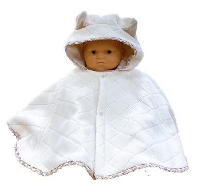Angel Baby Fleece Cape, Anti-Static, Made in Japan, Newborn, Cold Protection, 50-80cm, TT4911