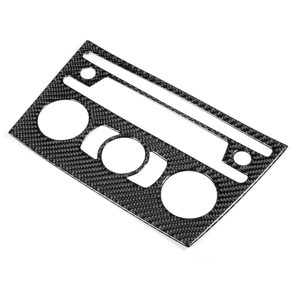Bil Luftkonditionering CD Panel Trim Ram Kolfiber Dekor Passar för E84 X1 2011‑2015