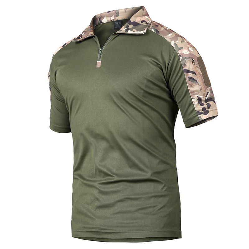 Summer Tactical Camouflage T Shirt Men 