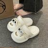 Thick-soled Hole Shoes Women's New Summer Outer Wear Seaside Beach Non-slip Cute Bag Head Cool Slippers