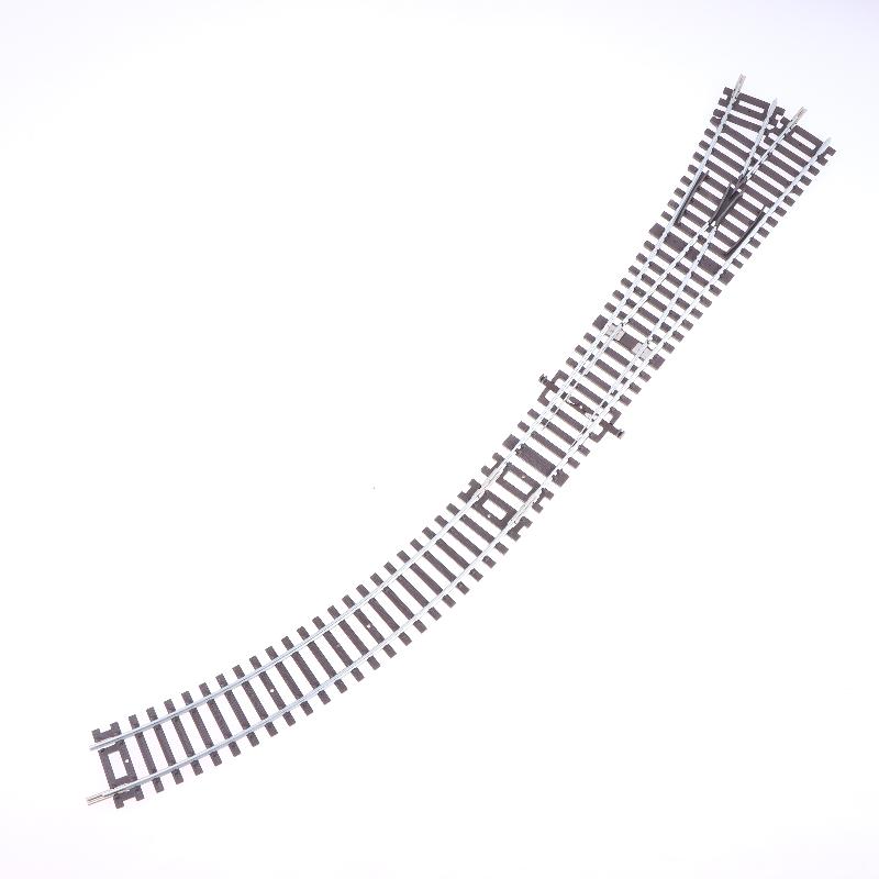 Ho Scale 1/87 Model Train Track Ho Gauge Railroad Track Straight Curved Switch Track For Diorama Sand Table Diy Scenery Layout