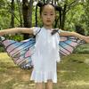 Boys Girls Shawl Butterfly Wing Dancing Party Photo Fairy Cosplay Accessory Christmas Halloween Dress up Cape Coverups