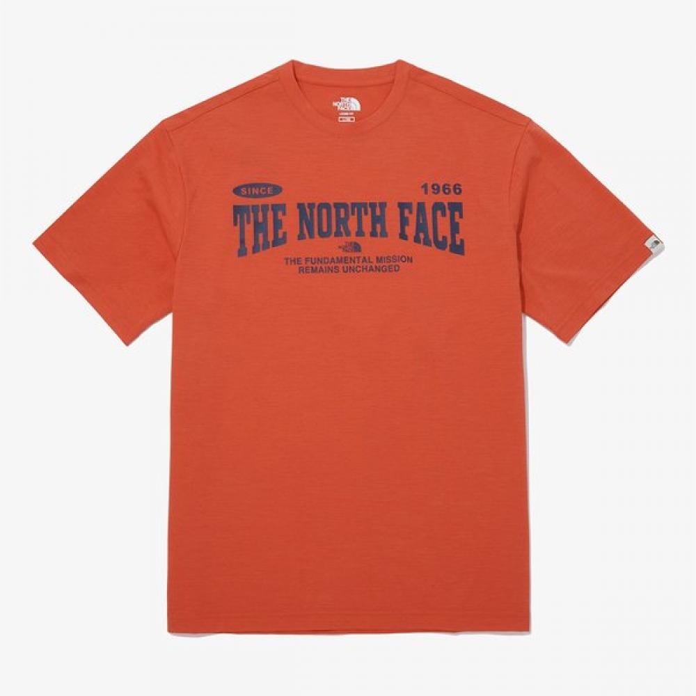 

The North Face White Label Short Sleeve Round Tee Nt7uq07n CORAL/110