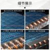 1PCS Copper Tube Heat Exchanger for Physical Cooling Condenser Coil Refrigerator Aluminum Fin Heat Exchanger Small Without Shell