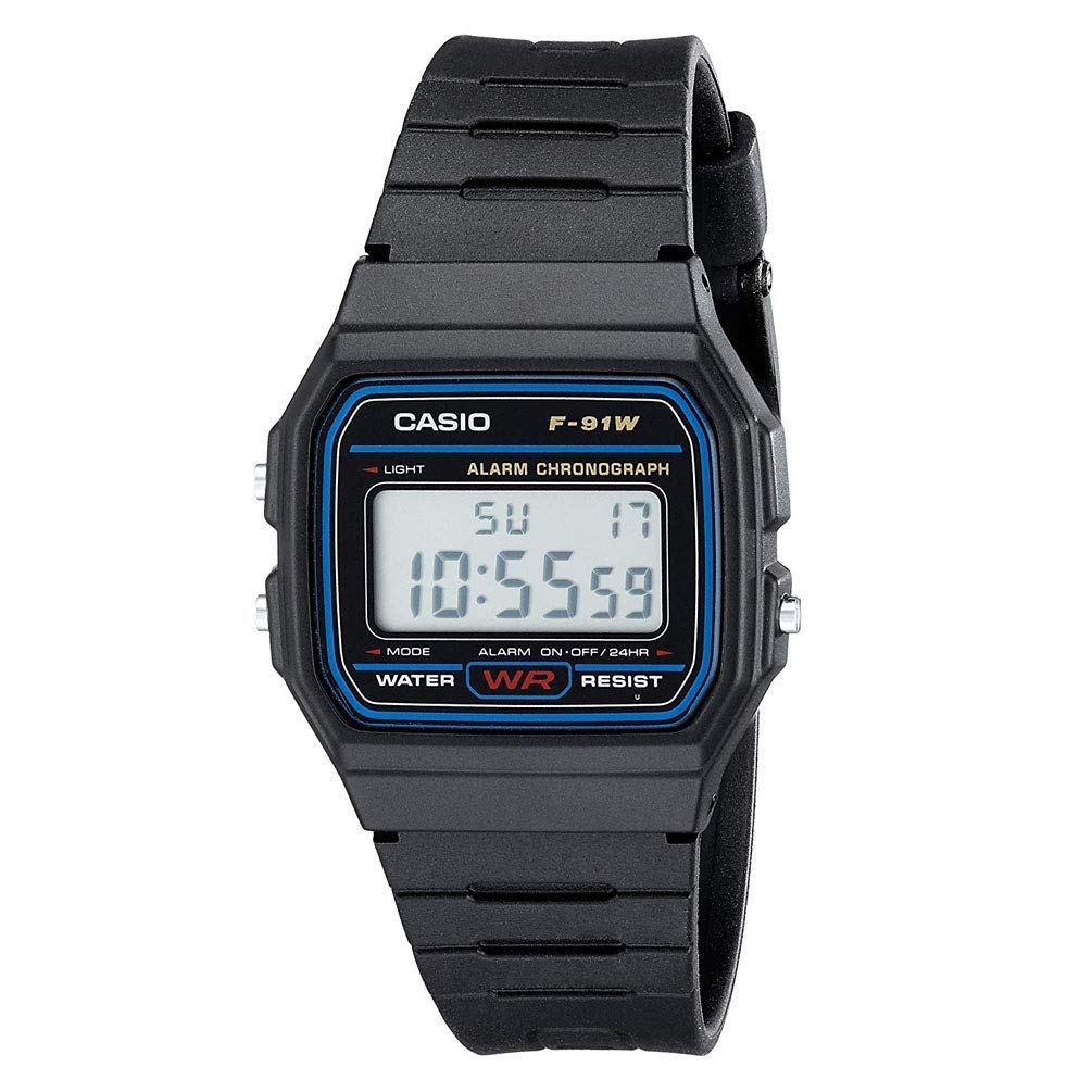 

[Casio] Наручные часы Casio Стандартные цифровые часы F-91W-1 [Б/У]