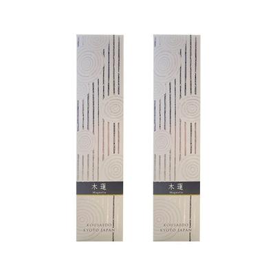 A Fragrance Reminiscent of French Kosaido Magnolia Made In Aromatherapy Incense Perfume. Hyakuraku-ko Incense, 2-pack. Kyoto, Japan. Sticks.