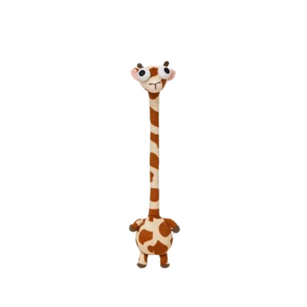 Funny Design Giraffe Bag Pendant White Color Pink Pig Plush Pendant  Gift For Girls