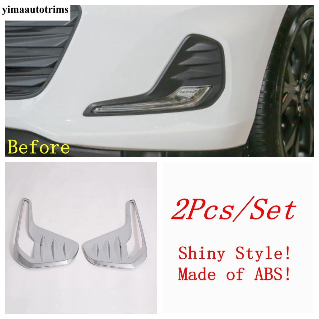 Rearview Mirror / Front Fog Light Lamp Eyebrow Cover Trim For Chevrolet Cavalier ONIX - 2024 ABS Carbon Fiber Accessories