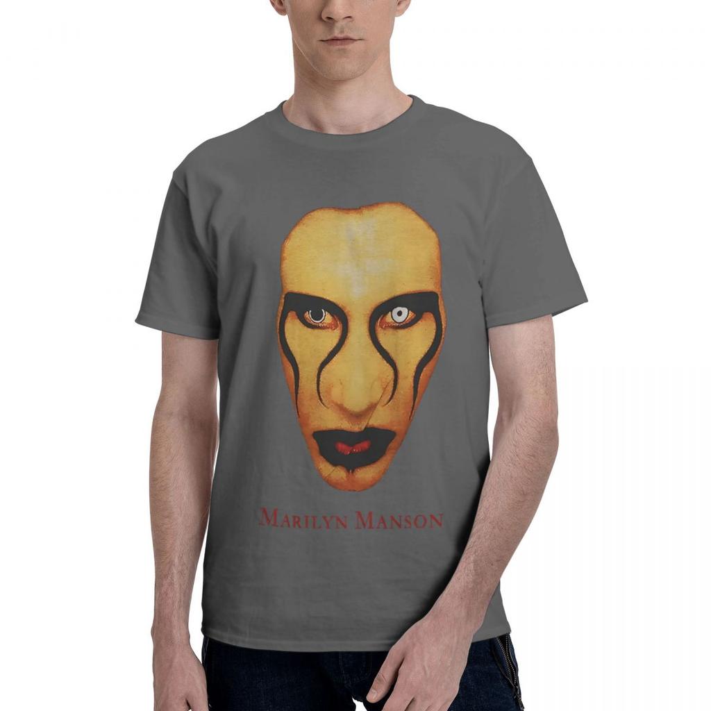 Marilyn Manson 4 100 Cotton Casual Breathable Confortable Cute Designer Clothes Men Funny Gifts