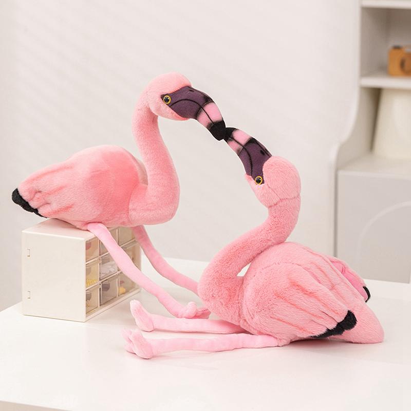 Fantastisches rosa Flamingo Plüschtier Stofftier Lange Beine Vogel Tier Kissen Heimdekoration Plüschtier Freundin Geschenk