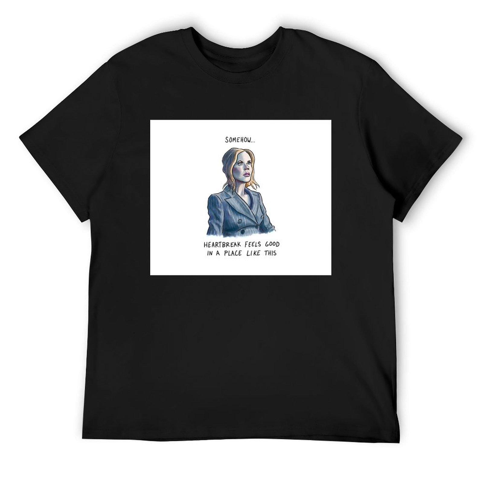 

Николь Кидман на коврике для мыши AMC, хлопковая футболка с графическим принтом, одежда для мужчин 4XL